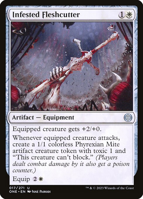 Infested Fleshcutter (17) - Phyrexia: All Will Be One