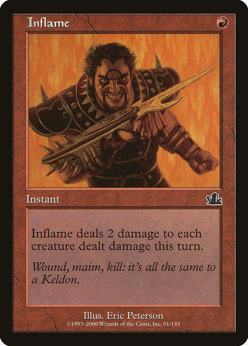 Inflame (91) (Foil) - Prophecy