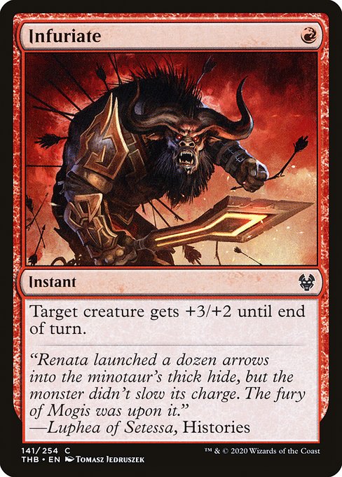Infuriate (141) (Foil) - Theros Beyond Death