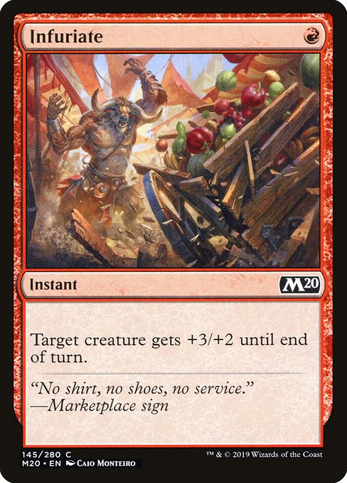 Infuriate (145) (Foil) - Core Set 2020