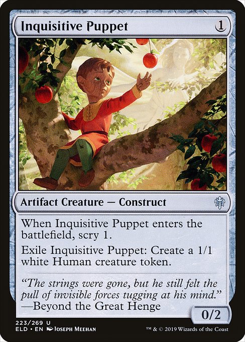 Inquisitive Puppet (223) (Foil) - Throne of Eldraine