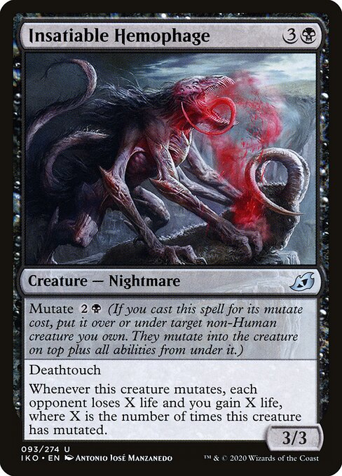 Insatiable Hemophage (93) - Ikoria: Lair of Behemoths