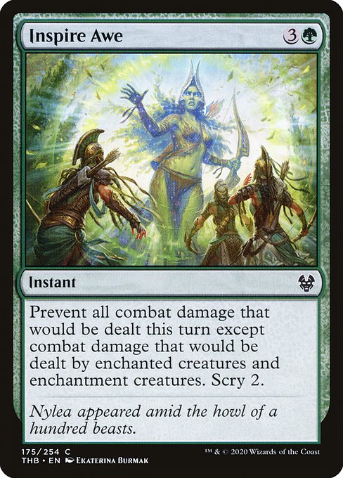 Inspire Awe (175) (Foil) - Theros Beyond Death