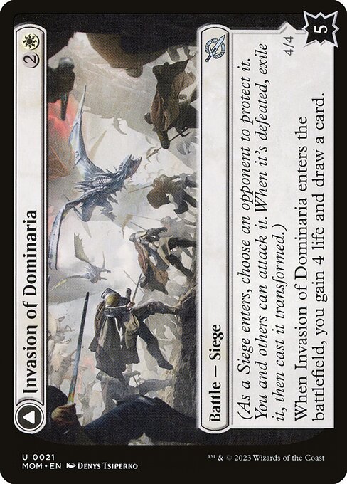 Invasion of Dominaria // Serra Faithkeeper (21) (Foil) - March of the Machine