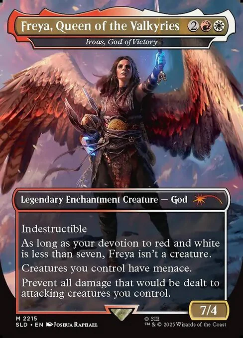 Iroas, God of Victory (2215) - BORDERLESS - FULL ART - Secret Lair Drop