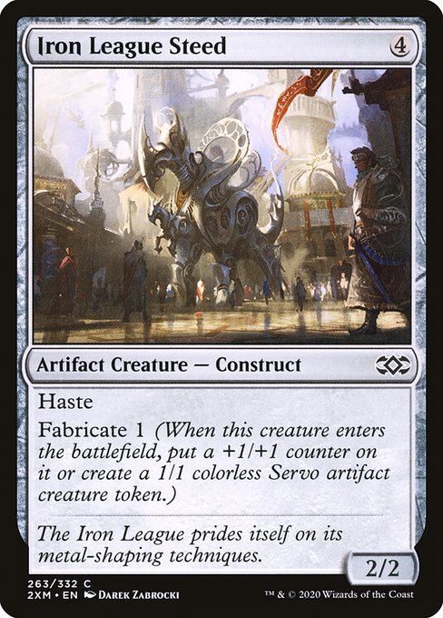 Iron League Steed (263) (Foil) - Double Masters