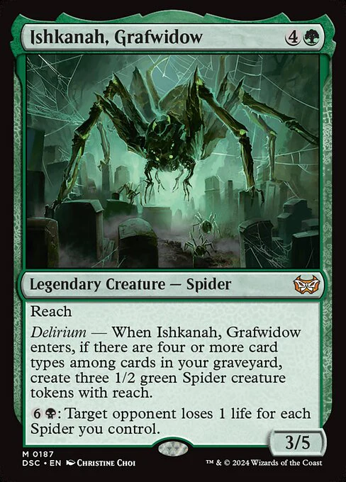 Ishkanah, Grafwidow (187) - Duskmourn: House of Horror Commander