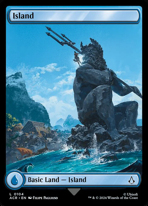 Island (104) - FULL ART (Foil) - Assassin's Creed