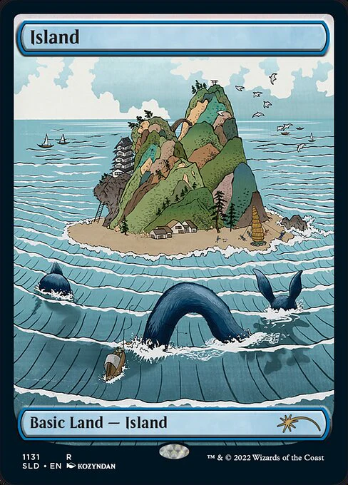 Island (1131) - FULL ART (Foil) - Secret Lair Drop