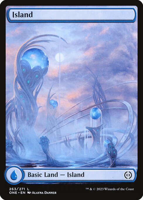 Island (263) - FULL ART - Phyrexia: All Will Be One