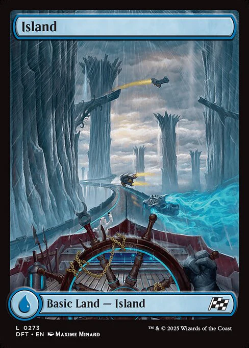 Island (273) - FULL ART - Aetherdrift