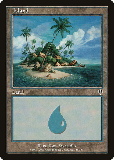 Island (335) (Foil) - Invasion