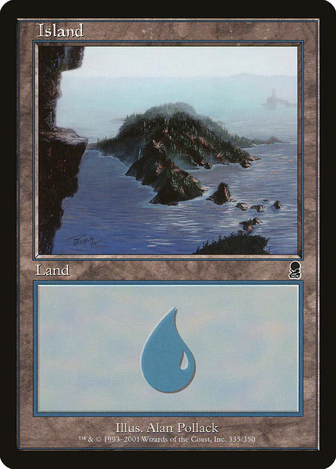 Island (335) (Foil) - Odyssey