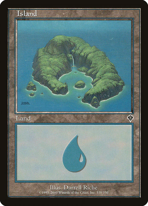 Island (338) (Foil) - Invasion