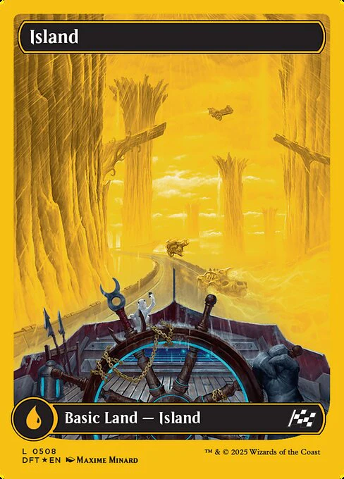 Island (508) - FULL ART (Foil) - Aetherdrift