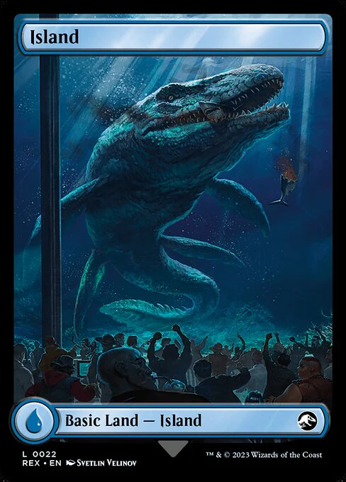 Island // Island (22) - FULL ART - Jurassic World Collection