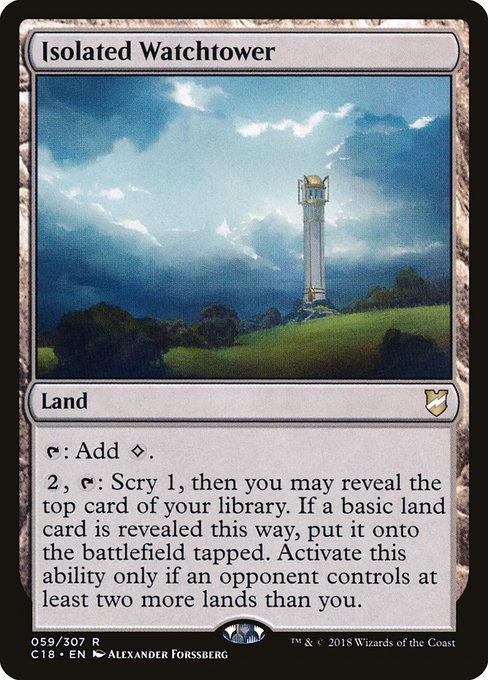 Isolated Watchtower (59) - Commander 2018