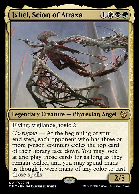 Ixhel, Scion of Atraxa (1) (Foil) - Phyrexia: All Will Be One Commander