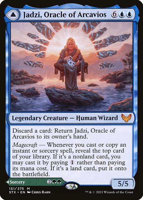 Jadzi, Oracle of Arcavios // Journey to the Oracle (151) - Strixhaven: School of Mages