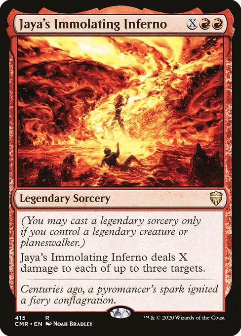 Jaya's Immolating Inferno (415) - Commander Legends