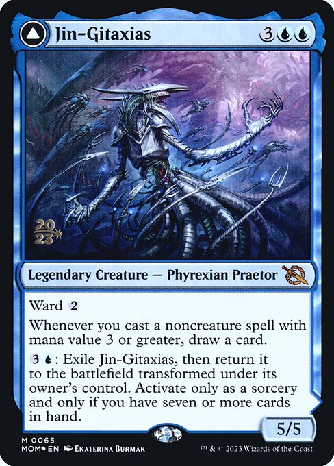 Jin-Gitaxias // The Great Synthesis (65s) (Foil) - March of the Machine Promos