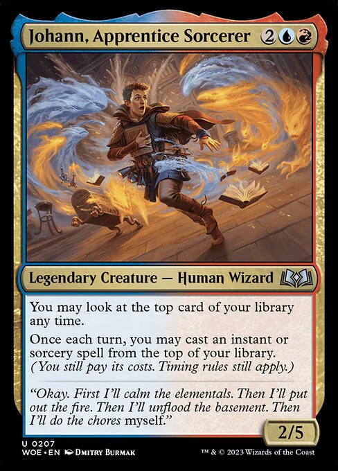 Johann, Apprentice Sorcerer (207) - Wilds of Eldraine