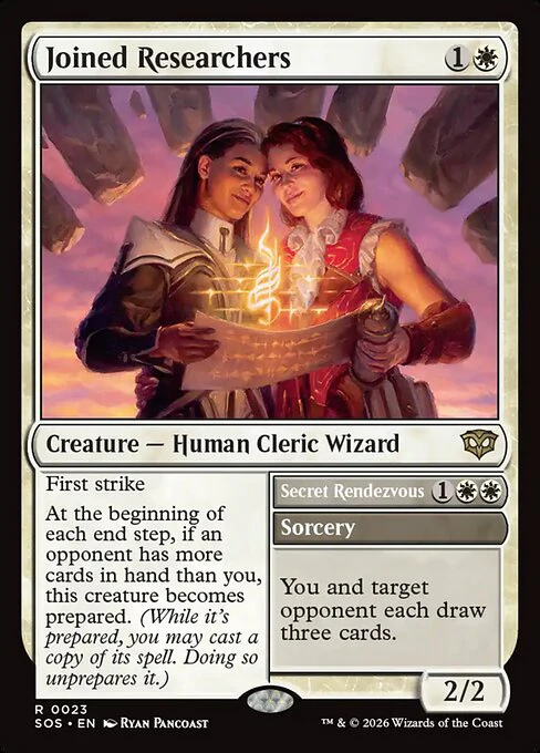 Joined Researchers // Secret Rendezvous (23) (Foil) - Secrets of Strixhaven