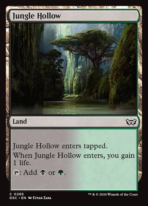Jungle Hollow (285) - Duskmourn: House of Horror Commander