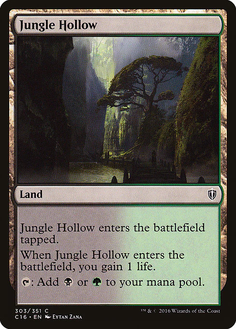 Jungle Hollow (303) - Commander 2016