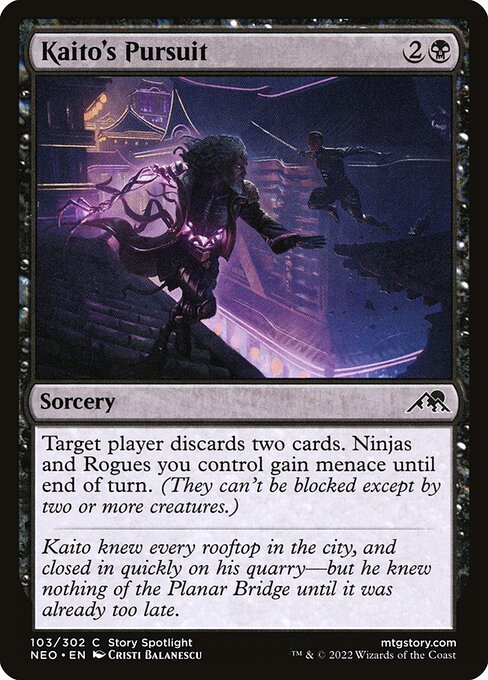 Kaito's Pursuit (103) - Kamigawa: Neon Dynasty
