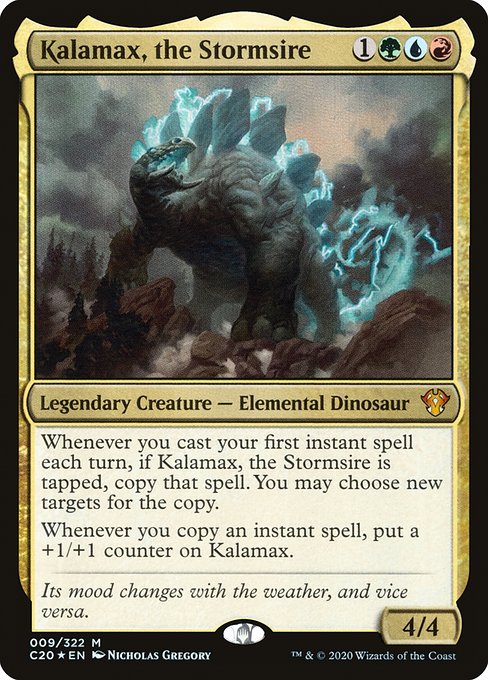 Kalamax, the Stormsire (9) (Foil) - Commander 2020
