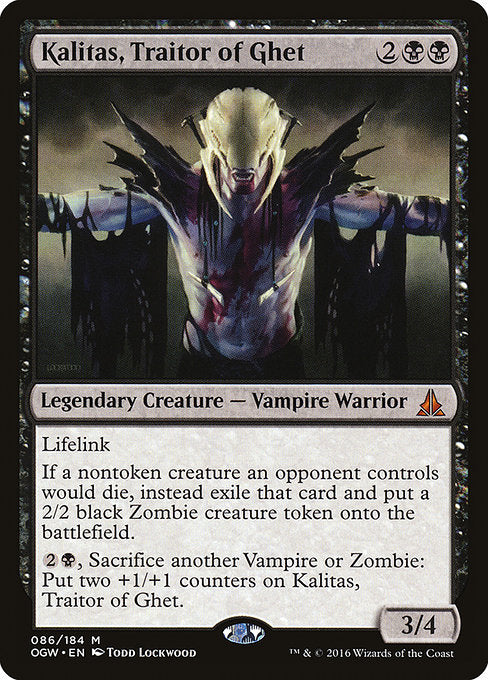 Kalitas, Traitor of Ghet (86) (Foil) - Oath of the Gatewatch
