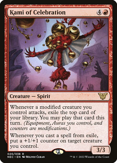 Kami of Celebration (20) - Neon Dynasty Commander