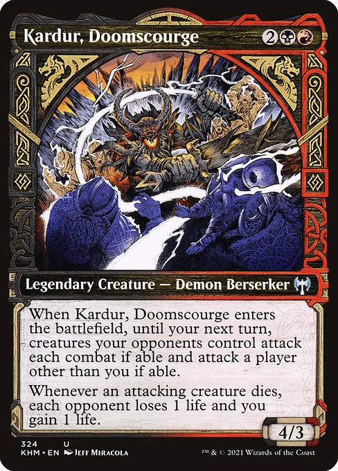 Kardur, Doomscourge (324) - SHOWCASE (Foil) - Kaldheim
