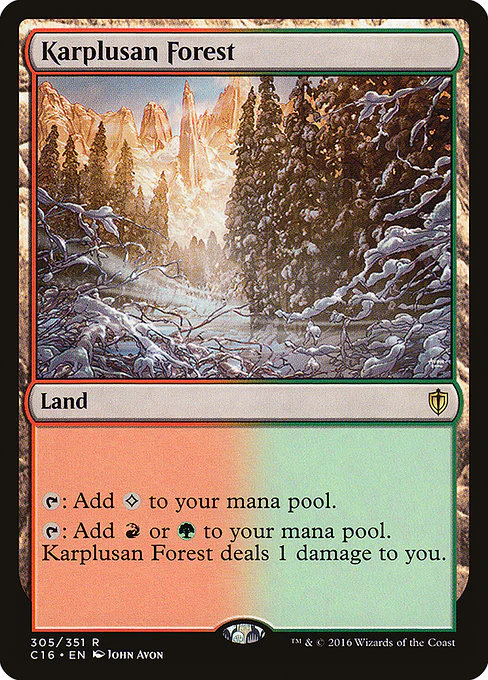 Karplusan Forest (305) - Commander 2016