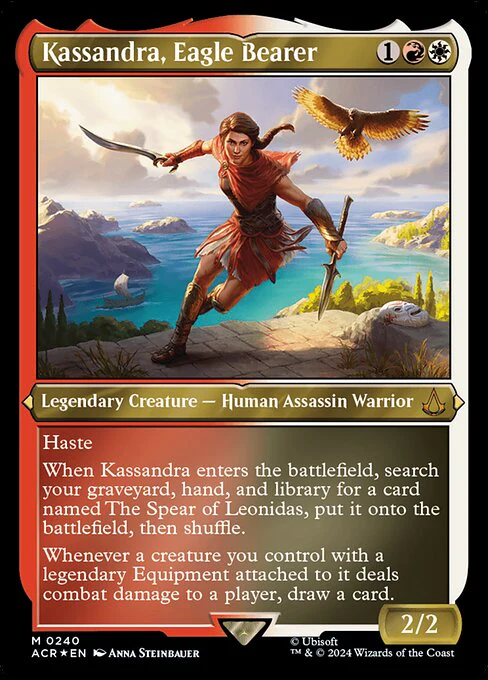 Kassandra, Eagle Bearer (240) (Etched) - Assassin's Creed