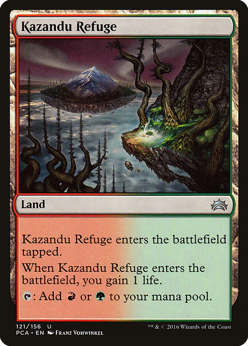 Kazandu Refuge (121) - Planechase Anthology