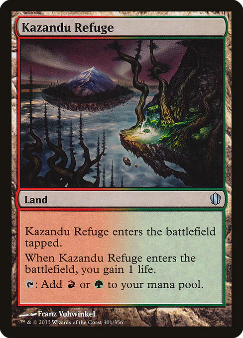 Kazandu Refuge (301) - Commander 2013