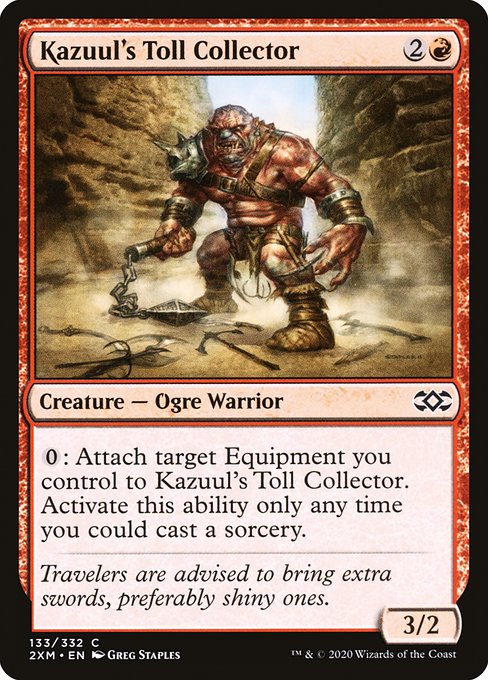 Kazuul's Toll Collector (133) (Foil) - Double Masters