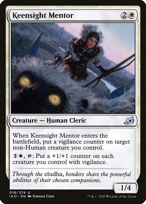 Keensight Mentor (18) (Foil) - Ikoria: Lair of Behemoths
