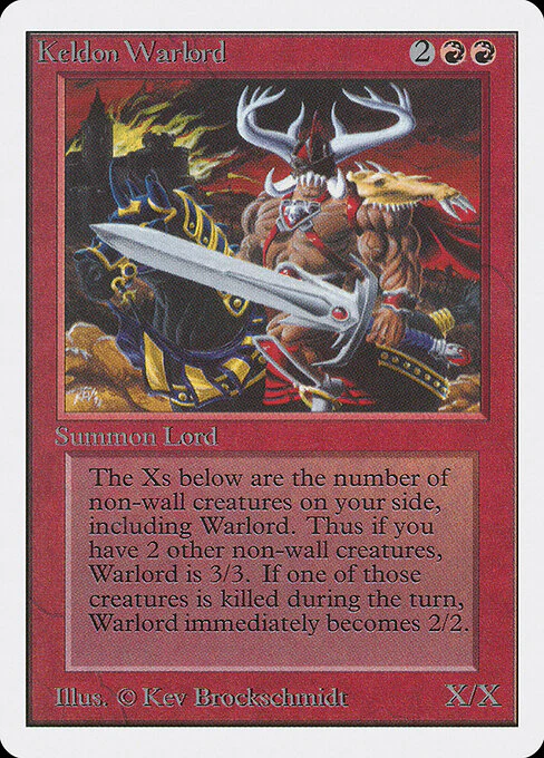 Keldon Warlord (161) - Unlimited Edition