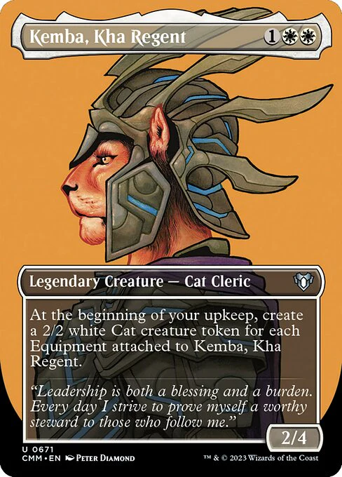 Kemba, Kha Regent (671) - BORDERLESS - FULL ART - Commander Masters
