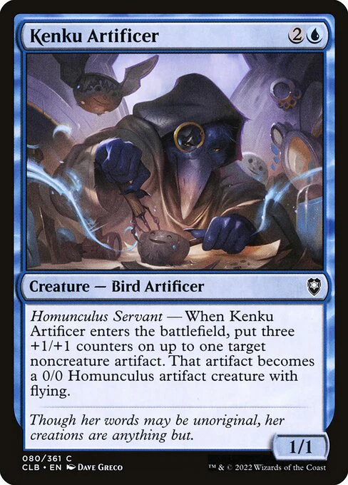 Kenku Artificer (80) (Foil) - Commander Legends: Battle for Baldur's Gate