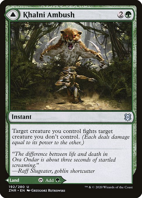 Khalni Ambush // Khalni Territory (192) - Zendikar Rising