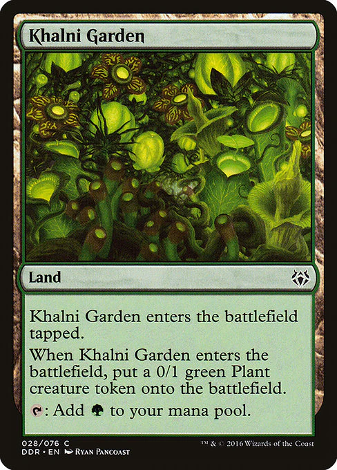 Khalni Garden (28) - Duel Decks: Nissa vs. Ob Nixilis