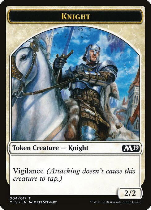 Knight (4) - Core Set 2019 Tokens