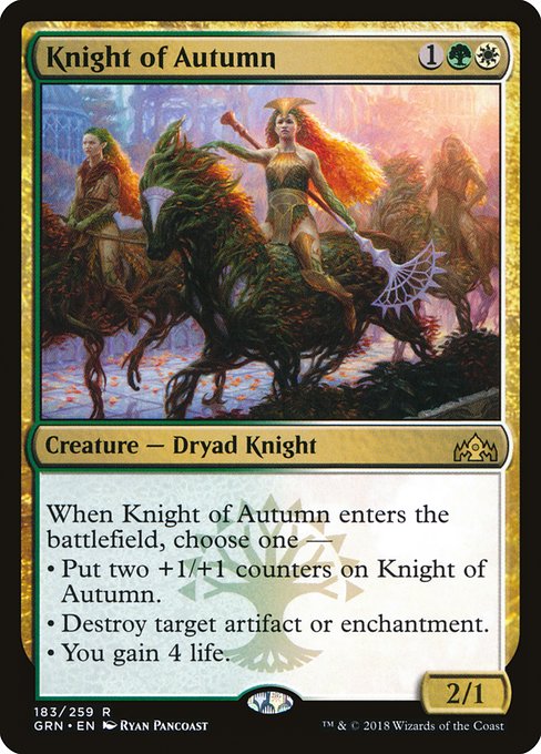 Knight of Autumn (183) - Guilds of Ravnica