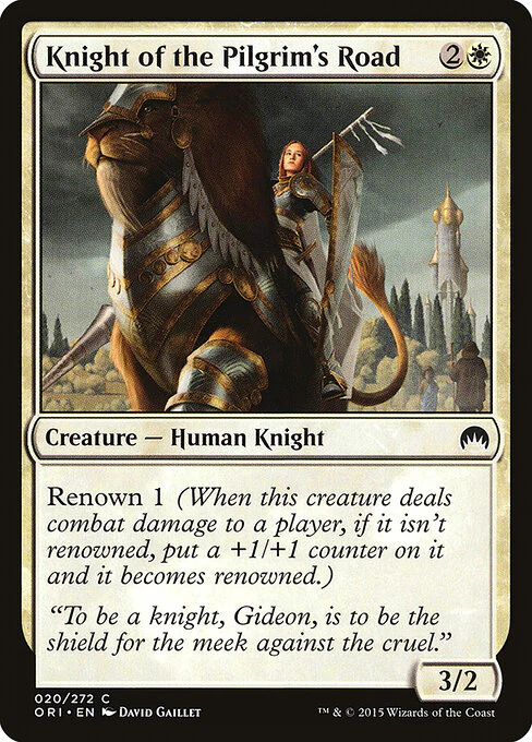 Knight of the Pilgrim's Road (20) (Foil) - Magic Origins