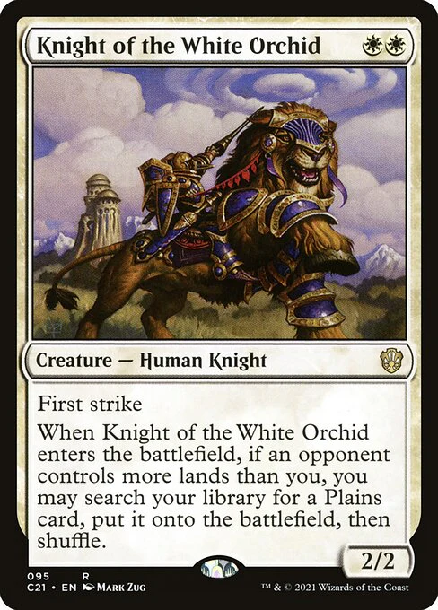 Knight of the White Orchid (95) - Commander 2021