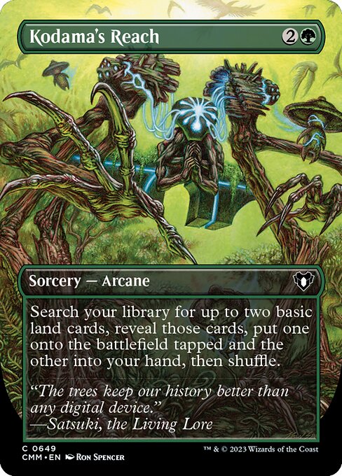 Kodama's Reach (649) - BORDERLESS - FULL ART - Commander Masters